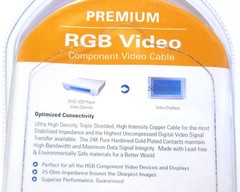 BAFO Premium 24K Gold Plated RGB Component Video Cable 14′ 14FT Retail Pack