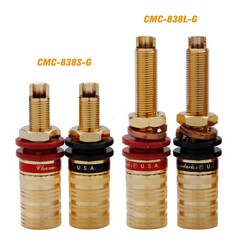 CMC HiFi Audio Gold Plated Binding Post Brass Banana Jack Socket Female Terminal