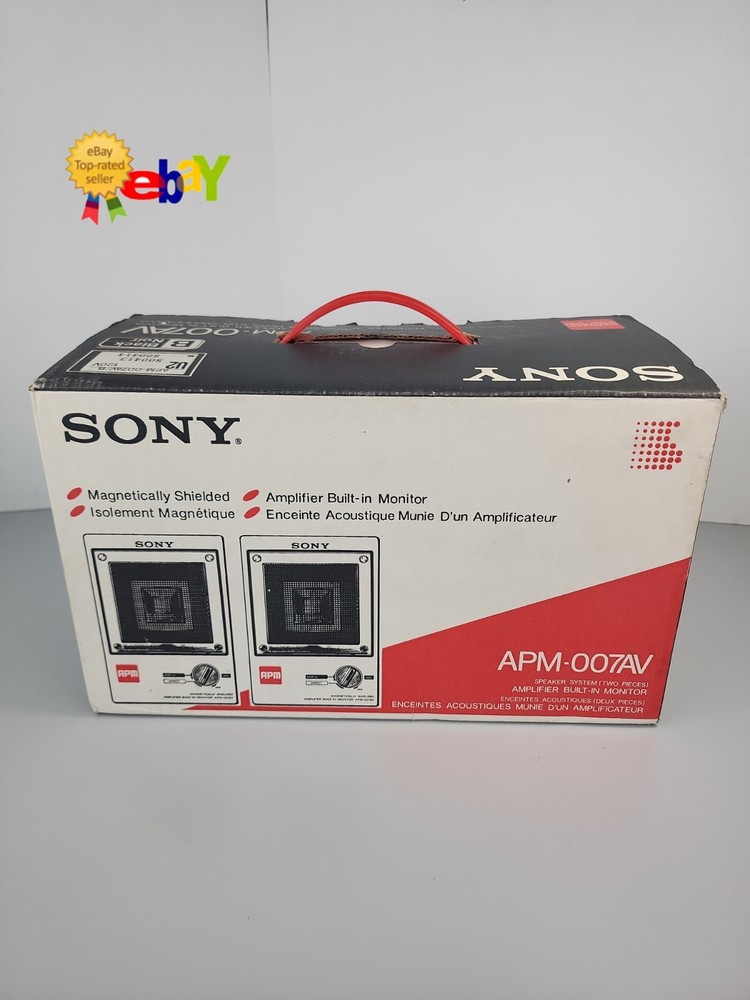 Sony APM-007AV Speaker System Amplifier Built-in Monitor