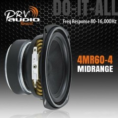 2x PRV Audio 4MR60-4 Midrange Loudspeakers Car Audio Speakers 4″ 4 Ohm 120Watts