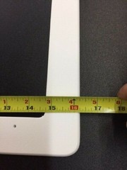 Simrad NSS evo3 or Zeus3 White King Starboard Backing Plate covers larger hole