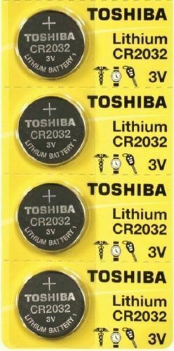 5 x New Original Toshiba CR2032 CR 2032 3V LITHIUM BATTERY BR2032 DL2032 Remote