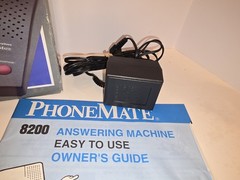 Vintage Phonemate Answering Machine 8200 Works, In Original Box