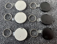 Bluetooth Tracker Key Finder Locator 6 Pack Black and White IOS & Android New