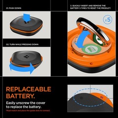 Spigen TagMe Bluetooth Tracker Item Finders with Apple Find My (iOS Only)