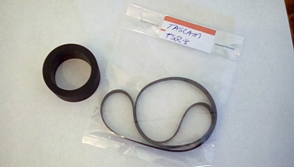 Tascam TSR-8 Pinch Roller Tire and Capstan Belt Kit