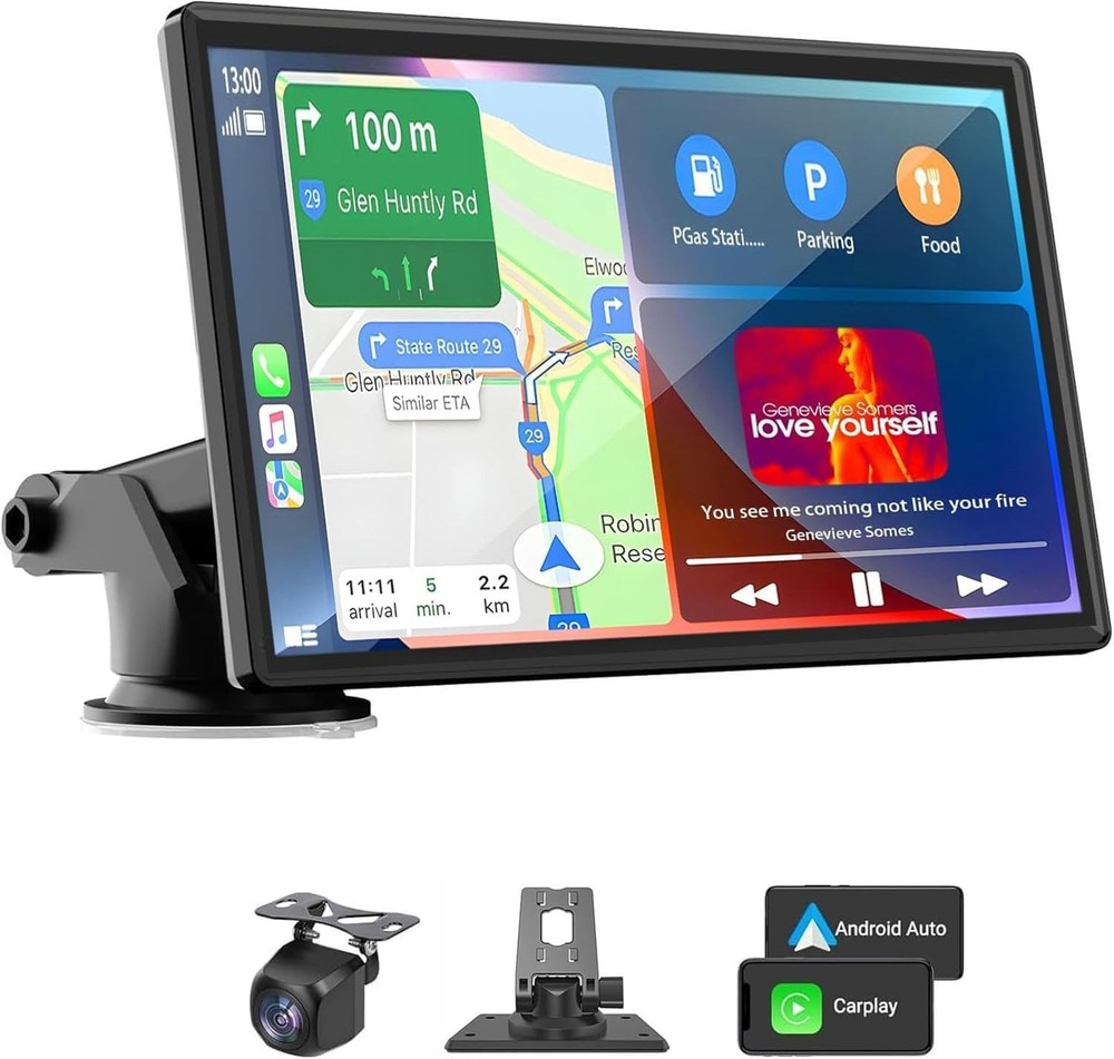 Car Truck GPS Navigation 7 Inch Touch Screen 2026 Maps Spoken Direction