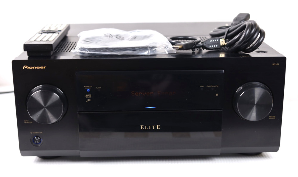Pioneer SC-61 3D Ready A/V Receiver, 7.2 Channel, Black w111