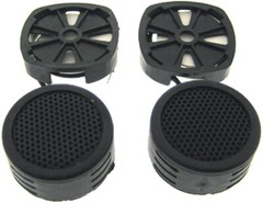 2 Pair of 1.3” Inch Car Tweeters 1000W Super High Frequency Micro Dome Piezo
