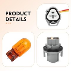 1 Set Turn Signal Bulb Socket Wire Harness, Turn Signal Wiring Connector