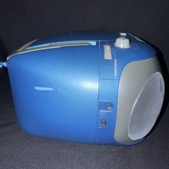 Y2K 2000s Emerson Sky Blue Radio CD Cassette – CASSETTE NEEDS WORK -READ DESC