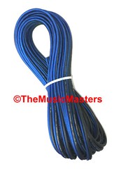 10 Gauge 30′ ft SPEAKER WIRE Blue Black Premium HQ Car Audio Home Stereo Cable