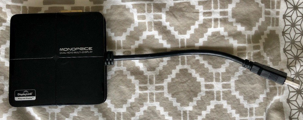 USB 3.0 Hub MultiPort Adapter – DVI, HDMI and GigaBit Ethernet – Monoprice