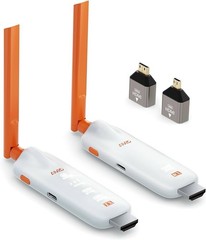 Wireless HDMI Receiver and Transmitter with LED Screens, Up to 6 RXs, 4K/1080P H