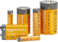 Amazon Basics AAA Alkaline High-Performance Batteries, 1.5 Volt, 10-Year Shelf L