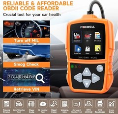 FOXWELL NT201 OBD2 Scanner Check Engine Light Car Code Reader OBDII Diagnostic