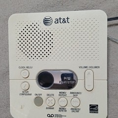 AT&T Digital Answering System Answering Machine Model 1740 White DSL RJ-11