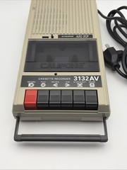 Califone Cassette Tape Player / Recorder 3132AV with Box 120V Working ✅ Open Box