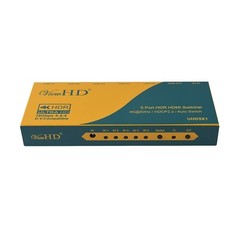 ViewHD 4K/60Hz 5 Port HDMI v2.0 HDCP 2.2 5×1 Switch 4K HDR Dolby Vision | UHD5X1