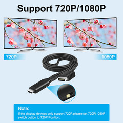For Sony PS1 PS2 to HDMI Adapter Cable Game Console Audio Video Converter Lot
