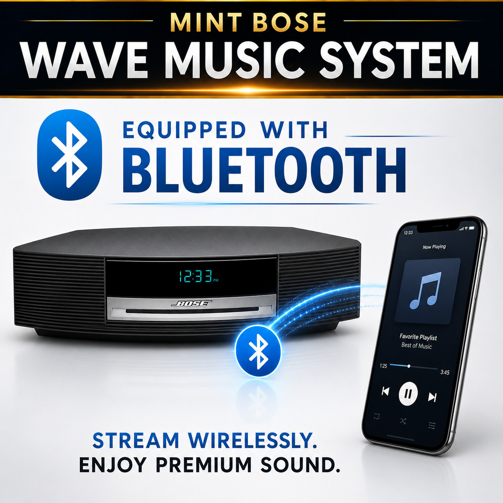 Bose Wave Radio CD AWRCC | Bluetooth | w/Remote | Professionally Refurbished
