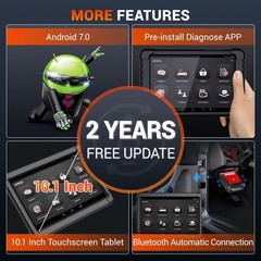 ANCEL X6 Car Diagnostic Tool Bidirectional All Systems OBD2 Scanner Code Reader