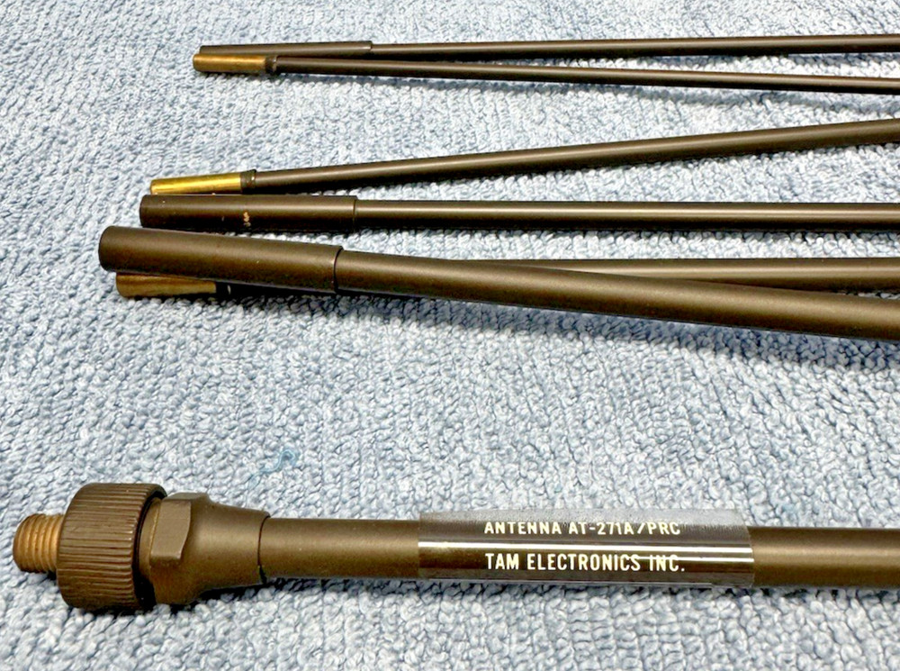 AT-271A/PRC Manpack Whip Antenna…113.5″…New Old Stock