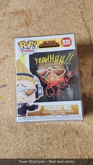 Sonny Strait Signed Autographed Quoted Funko Pop PRESENT MIC My Hero Ac G2U