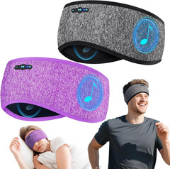 Sleep Headphones Bluetooth 6.0 Headband, 3-IN-1 Sleeping Headband Headphones for