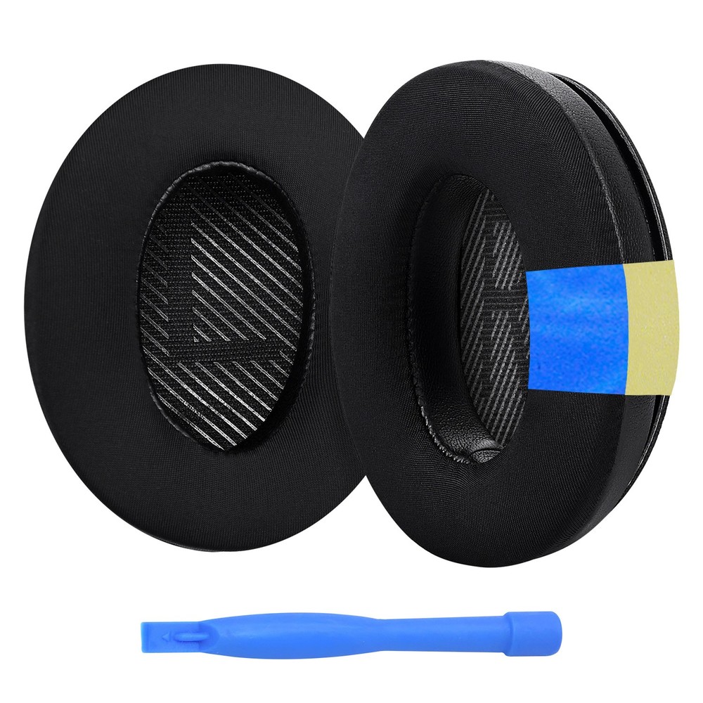 Replacement Ear Pads for Bose QC35/QC35 II – Cooling Gel Cushions (Black)