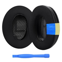 Replacement Ear Pads for Bose QC35/QC35 II – Cooling Gel Cushions (Black)