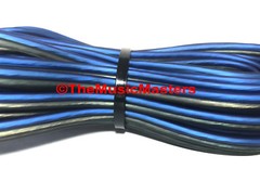 18 Gauge 100′ ft SPEAKER WIRE Blue Black Premium HQ Car Audio Home Stereo Cable