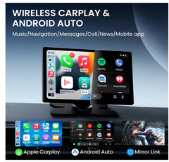 9.0″ Wireless CarPlay Screen for Car, Android Auto Screen for Car with Backup
