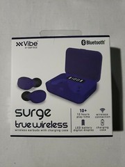 SURGE True Wireless Earbuds with Charging Case 10 Hours Play Time Free S&H