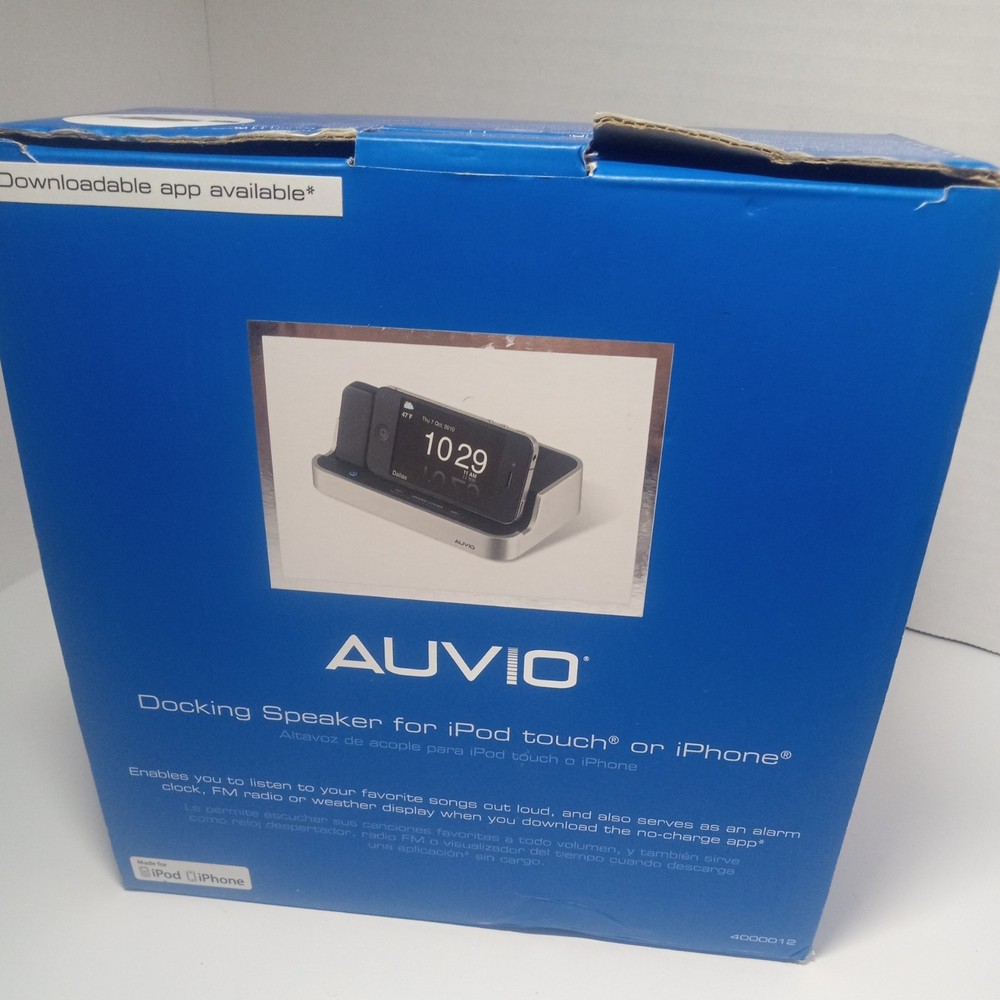 AUVIO Docking Speaker for iPod touch or iPhone, Original Box, c-x