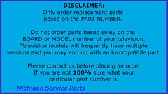 Toshiba 75C350LU Power Board 402287 (RSAG7.820.10689/ROH)