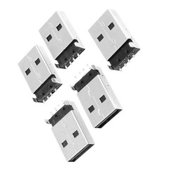 uxcell 5 Pcs USB 2.0 Type A Male Jack Solder Connector, Repair…