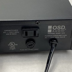 OSD Audio AMP120 2 Channel Stereo Power Amplifier – Tested