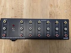Xantech AV61 Audio Video Distribution Amplifier with AC Power Adapter