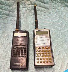 RadioShack PRO-75/97 Handheld Scanners UNTESTED. NO CORDS OR BATTERIES. ASIS