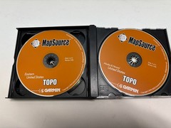 Garmin MapSource United States Topo: 3 CD-ROMs; Version 3.02 & user’s manual