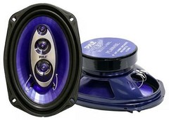 Pyle 6×9″ 400W 4-Way Car Coaxial Audio Speakers 130W RMS Blue PL6984BL