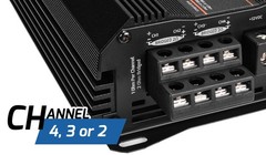 PRV MDX2000.4 1 Ohm Mini 4 Channel 4x 500 Watts Amp Compact Car Audio Amplifier