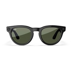 Ray-Ban Meta Headliner (Refurbished), Shiny Black / G15 Green, Standard, Low Bri