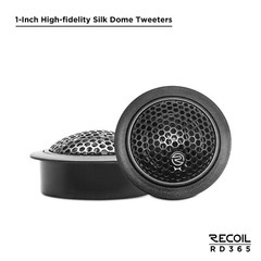 Recoil RD365 3-Way 320Watt 6.5″ Component Car Speaker Set