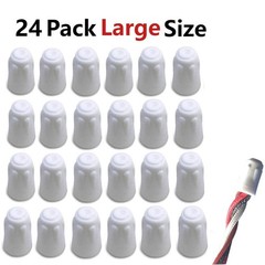 24 Pack Ceramic Wire Connector,High-Temp Screw Wire Connector,Twist Caps for …
