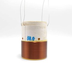 1pcs ID:58mm Double 4 + 4 Ohm Bass Voice Coil for Woofer Bass Speaker