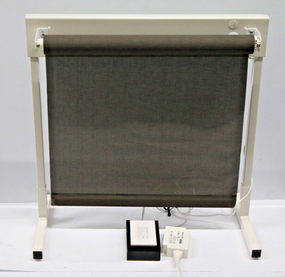 LUTRON Roller Shade w/ QSPS , QSWS. Brown (Demo Unit) #2914