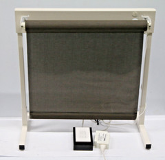LUTRON Roller Shade w/ QSPS , QSWS. Brown (Demo Unit) #2914
