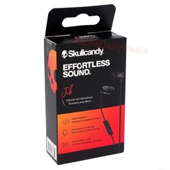NEW Skullcandy Jib Wired Earbuds Microphone Remote Black 3.5mm Android Phones